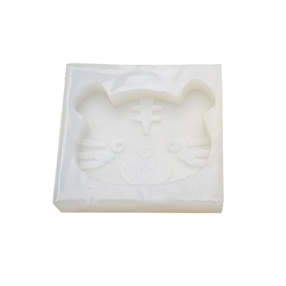 Tiger/Fox Shaped Cake Moulds Making Tray Silicone Material for Make Candy Soap Gelatin Cupcake Topper Chocolate Ice Tray