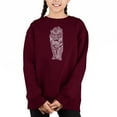 thumbnail image 1 of Tiger - Girl's Word Art Crewneck Sweatshirt, 1 of 3
