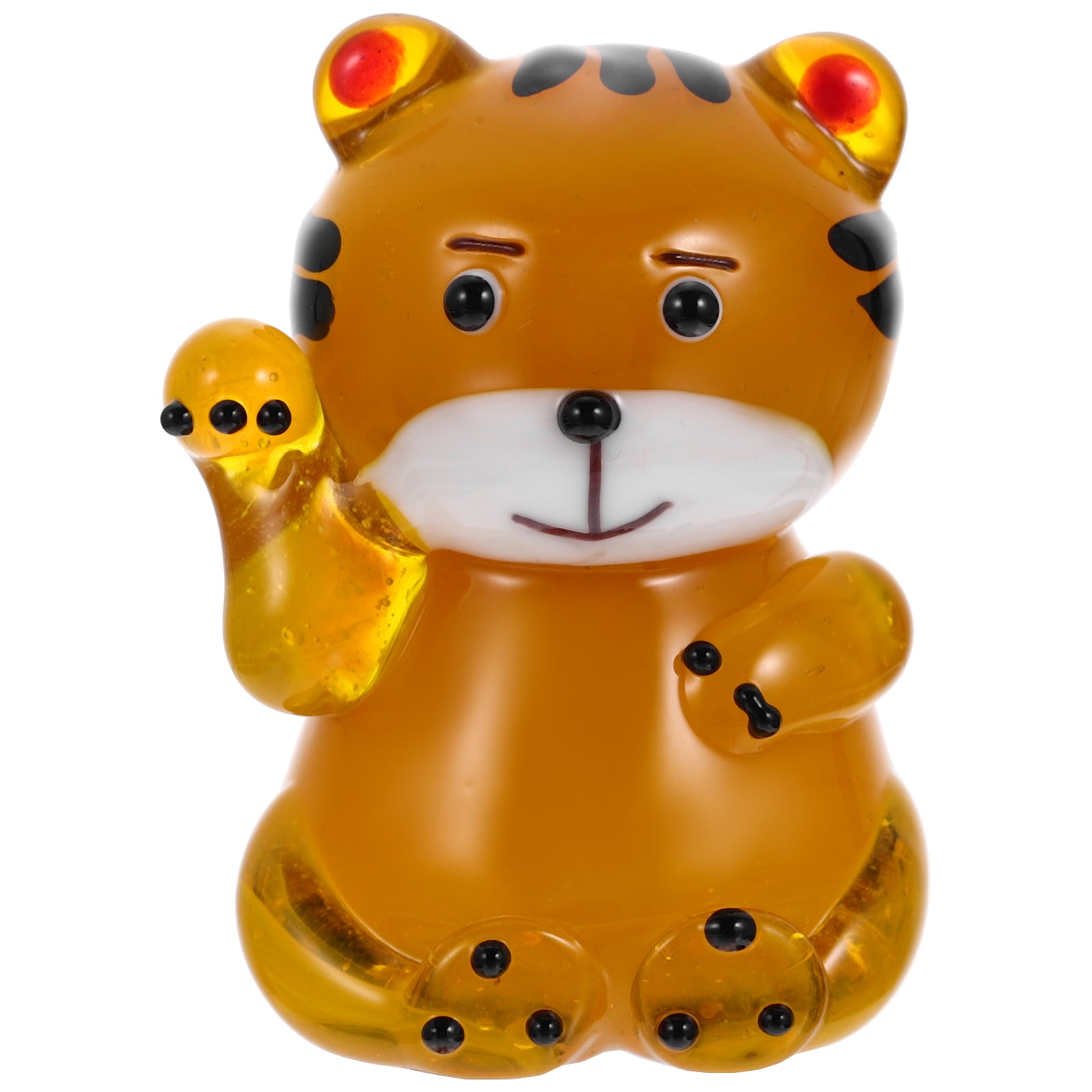 Tiger Glass Figurines Animal Figurine Crystal Art Figure Statue