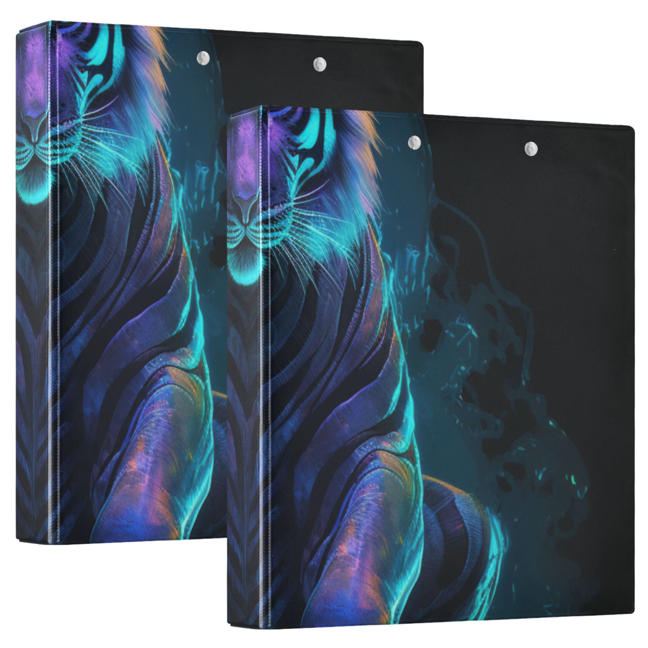 Tiger Green 3 Ring Binders 1.5 inch Hardcover File Folders with ...