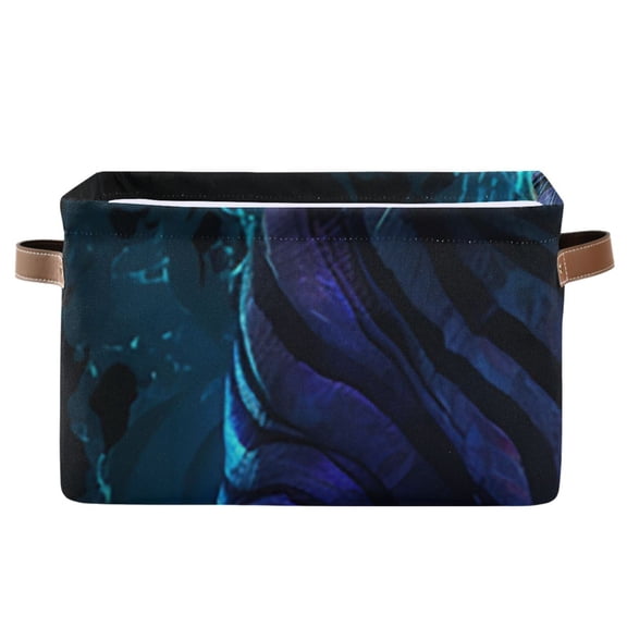 Tiger Green Storage Bins Baskets With Handles Storage Box Clothes Organizer Organization Toys