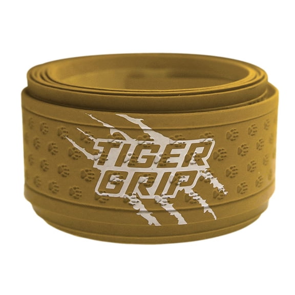 Tiger Grip Bat Wrap/Bat Tape for Baseball and Softball - 1.1mm - Amber/Yellow