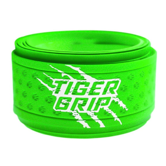 Tiger Grip Bat Wrap/Bat Tape for Baseball and Softball - 1.1mm - Neon Green