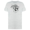 thumbnail image 1 of Tiger Growling Hand Drawn T-Shirt Men -Image by Shutterstock, Male Medium, 1 of 2