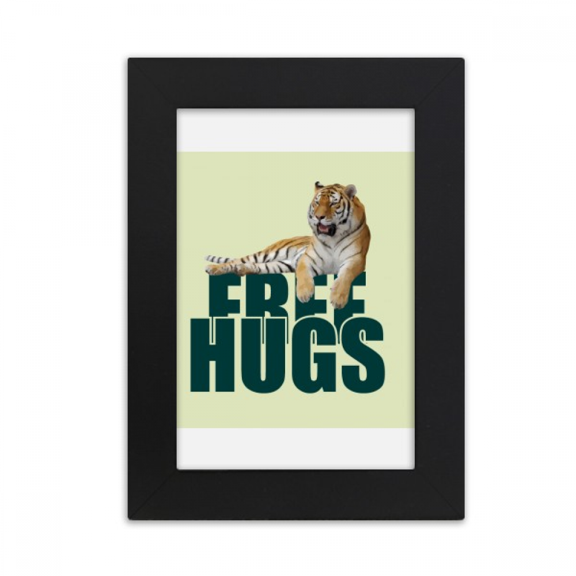 Tiger Has Rest Art Deco Fashion Desktop Photo Frame Picture Display Art Painting Exhibit