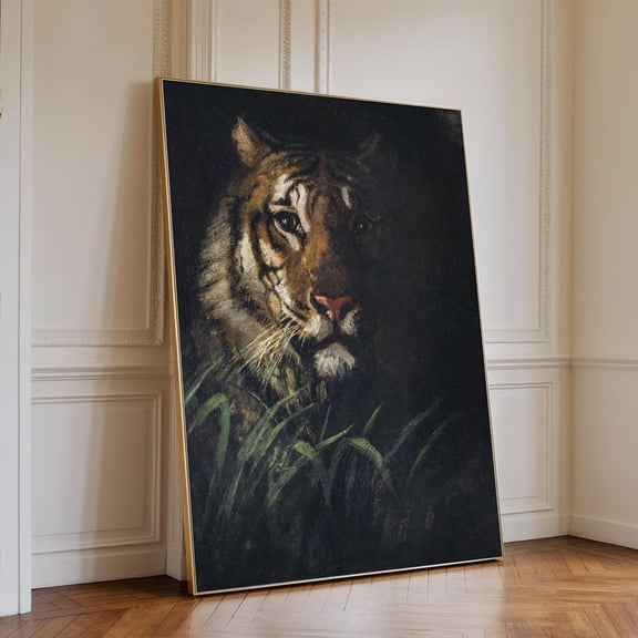 Tiger Head By Abbott Henderson Thayer, Animal Wall Art, Vintage Art Poster, Home Decor, Unframed Poster Size 24x36