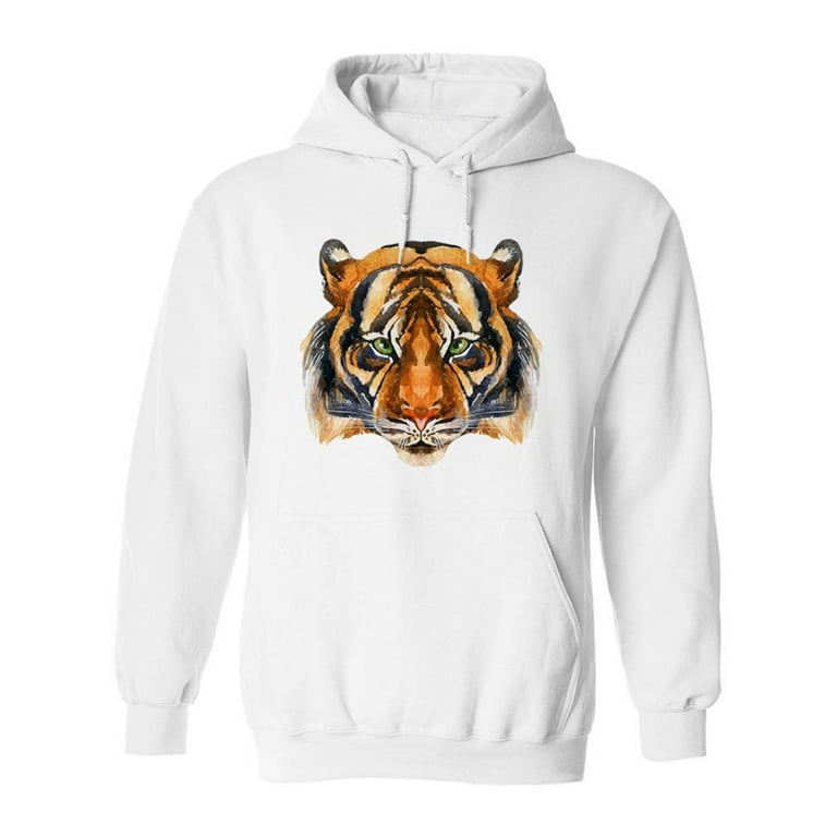 Tiger head hoodie sales