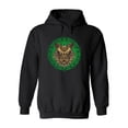 thumbnail image 1 of Tiger Head Mandala Hoodie Women -Image by Shutterstock, Female Large, 1 of 4