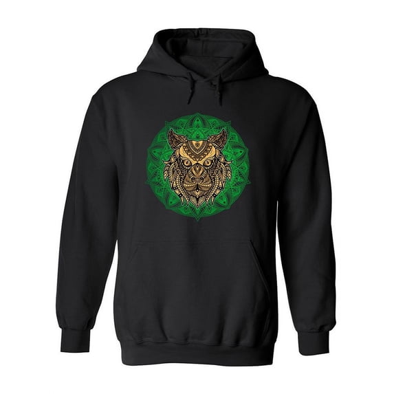 Tiger Head Mandala Hoodie Women -Image by Shutterstock, Female Large