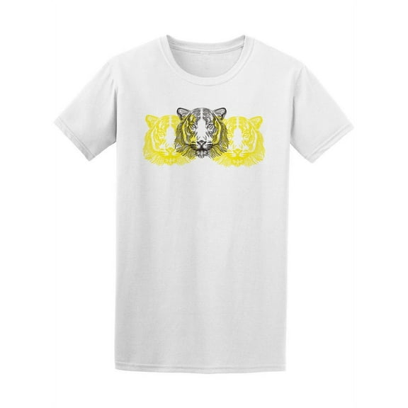 Tiger Head Meditation T-Shirt Men -Image by Shutterstock, Male Large