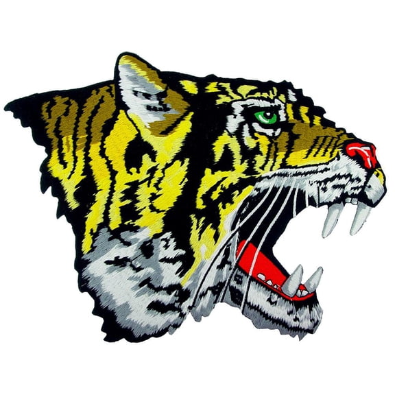Tiger Head Patch 10 1/2"