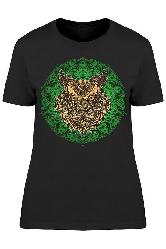 Tiger Head Pattern Art T-Shirt Women -Image by Shutterstock, Female Large