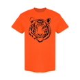 thumbnail image 1 of Tiger Head Silhouette Design  T-Shirt Men -Image by Shutterstock, Male Medium, 1 of 2