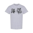 thumbnail image 1 of Tiger Head Sketchs T-Shirt Men -Image by Shutterstock, Male XX-Large, 1 of 2