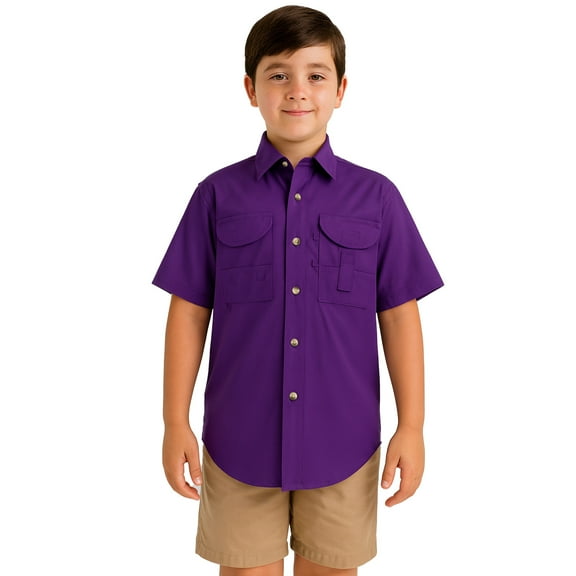 Tiger Hill Kids Fishing Shirt Short Sleeves