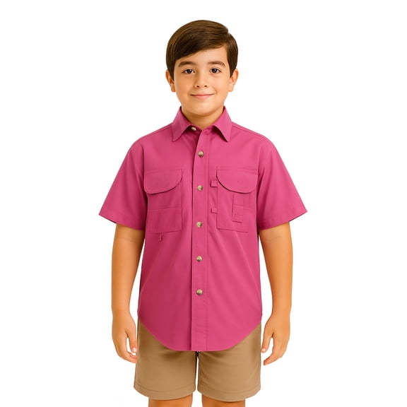 Tiger Hill Kids Fishing Shirt Short Sleeves