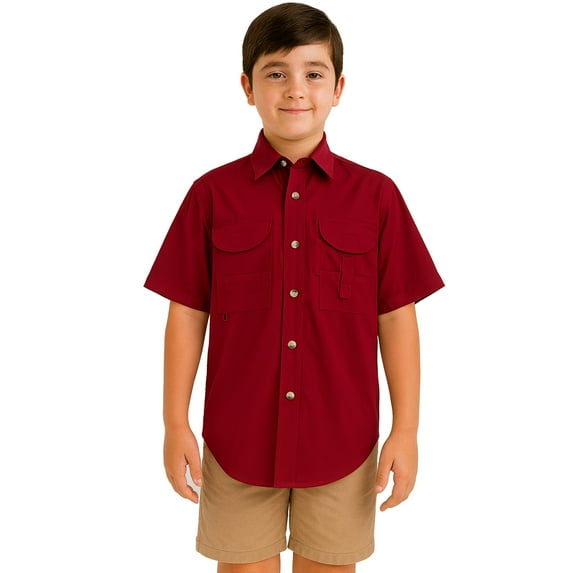 Tiger Hill Kids Fishing Shirt Short Sleeves