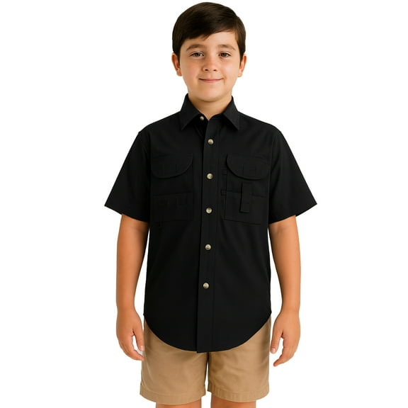 Tiger Hill Kids Fishing Shirt Short Sleeves