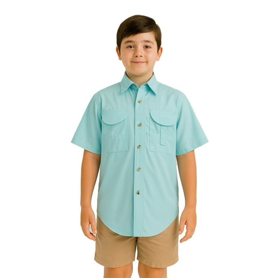 Tiger Hill Kids Fishing Shirt Short Sleeves
