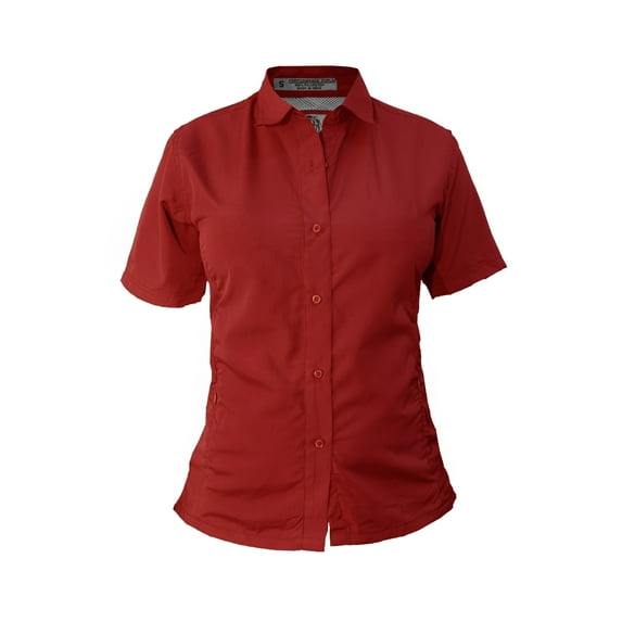 Tiger Hill Ladies Pescador Polyester Fishing Shirt Short Sleeves