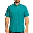 thumbnail image 1 of Tiger Hill Men's Casual Button Down Collared Short Sleeve Fishing Shirt, 1 of 5