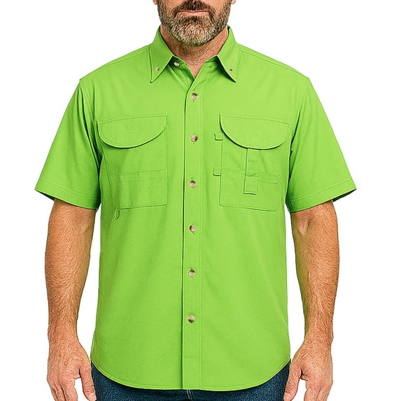 Tiger Hill Men's Tall Fishing Shirt Short Sleeves