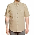 thumbnail image 1 of Tiger Hill Men's Tall Casual Button Down Collared Short Sleeve Fishing Shirt, 1 of 4
