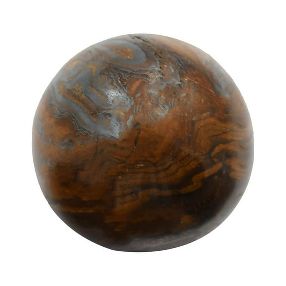 Tiger Iron Sphere Reiki Stone Chakra Balance Aura Heal Crystal