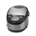 thumbnail image 1 of Tiger JAX-T10U-K 5.5-Cup (Uncooked) Rice Cooker and Warmer - Stainless Steel, 1 of 6