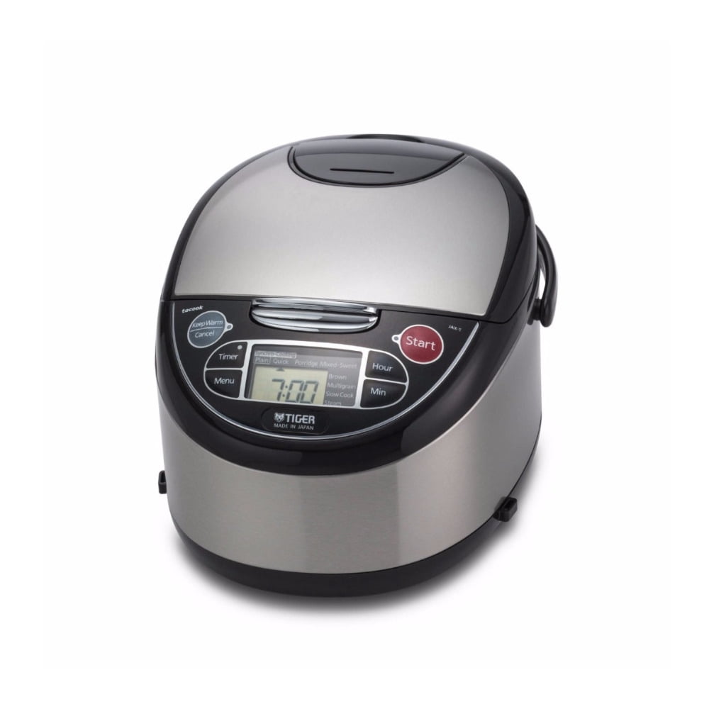 その他 Tiger JAX-T10U-K 5.5-Cup (Uncooked) Micom Rice Cooker with Food Steamer & Slow Cooker Stainless Steel Black by Tiger Corporation Tiger 5.5-Cup Rice Cooker, Warmer, Steamer & Slow Cooker