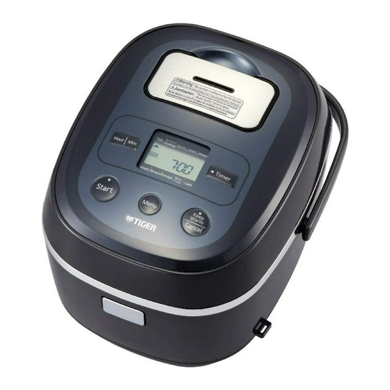 【米国仕様】TIGER 炊飯器 JBX-A18U 黒 10カップ Tiger JBX-A18U 10-Cup Capacity Easy-to-Clean Micom Electric Rice