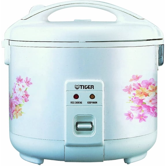 Tiger JNP-S18U-HU 10-Cup (Uncooked) Rice Cooker and Warmer, Stainless Steel Gray