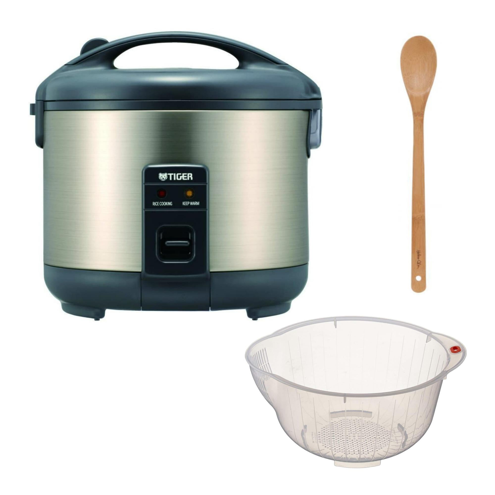 Tiger Corporation JNP-S55U-HU 3-Cup Rice Cooker and Warmer, Stainless Steel  Gray JNP+S55UHUY - The Home Depot