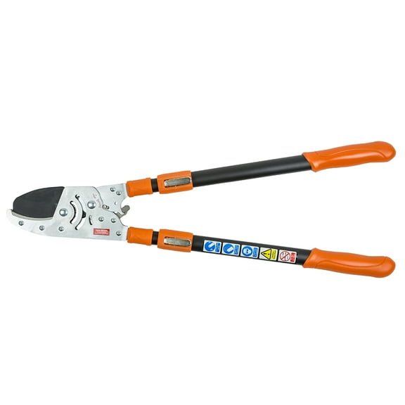 Tiger Jaw Patented T3 Telescopic One Touch Greared Ratcheting Lopper - Cut Up To 2in / 50mm