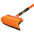 thumbnail image 1 of Tiger Jaw TJB Sweeper Raker for Home, Garden and RV All-In-One Broom And Rake with Adjustable Handle and 11.5 inches Wide, 1 of 5