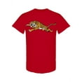 thumbnail image 1 of Tiger Jump T-Shirt Men -Image by Shutterstock, Male Large, 1 of 2