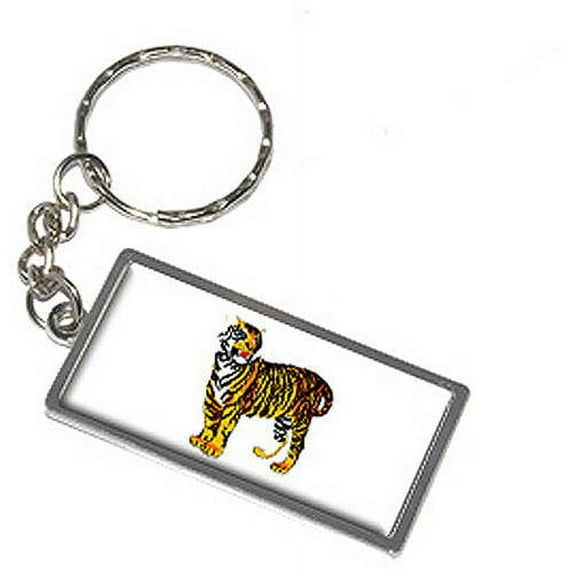 Tiger Keychain Key Chain Ring