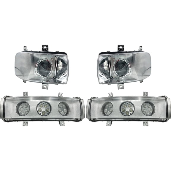 Tiger Lights 12V LED Headlight Kit CaseKit-13 Flood/Spot Combo Off-Road Light