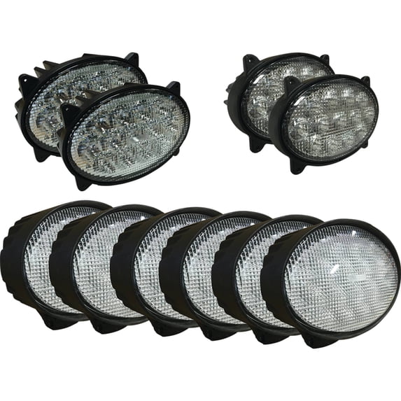 Tiger Lights 12V LED Light Kit JDKit-2 For John Deere 8120, 8120T Spot Off-Road Light