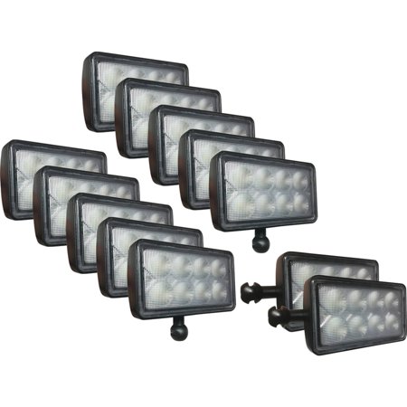 Tiger Lights 12V LED Tractor Light Kit JDKit-1 For John Deere 8100 Flood Off-Road Light