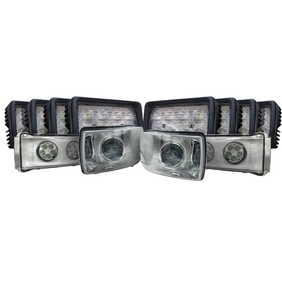 Tiger Lights LED Headlight Kit CASEKIT-15 For Case/International Harvester Quadtrac 450