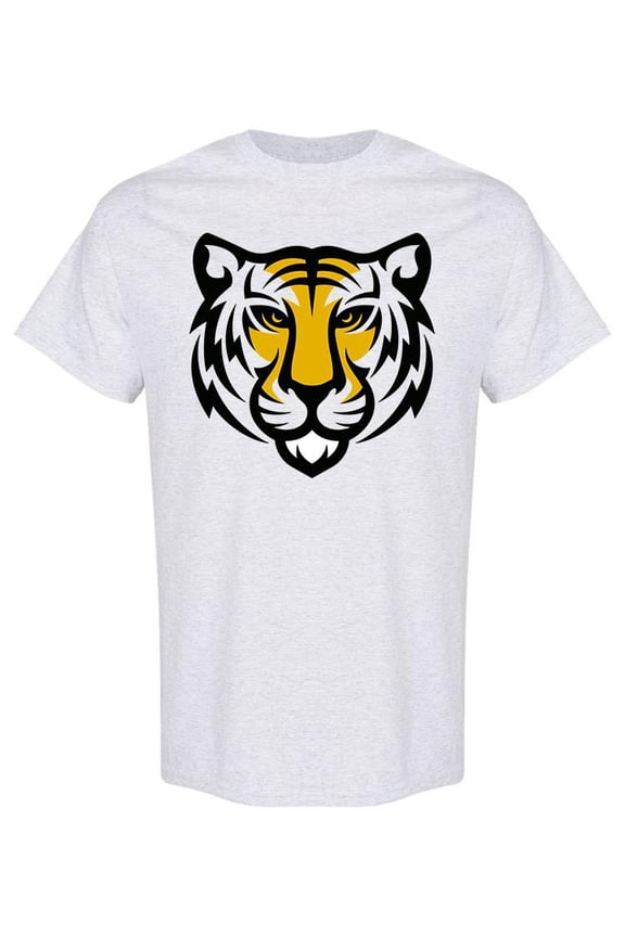 Tiger Logo Graphic T-Shirt Men -Image by Shutterstock, Male Medium