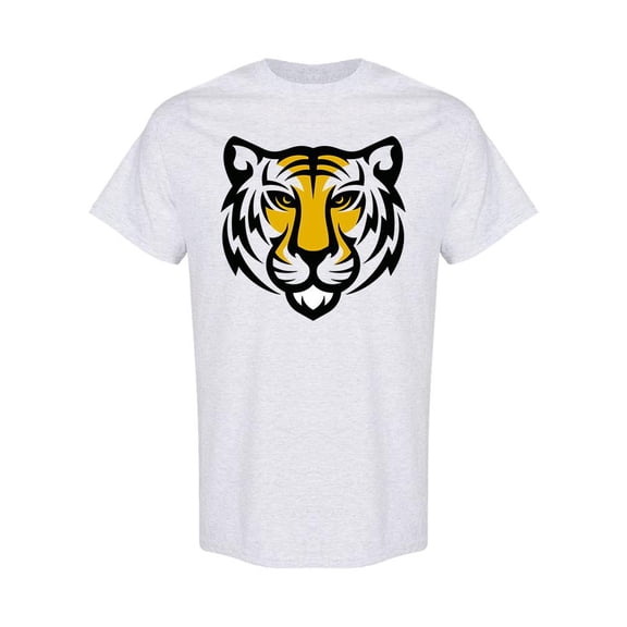 Tiger Logo Graphic T-Shirt Men -Image by Shutterstock, Male Medium