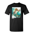 thumbnail image 1 of Tiger Make Up Wild Animal Tanya Ramsey Artworks Art DT Adult T-Shirt Tee, 1 of 2