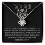 Tiger Mama Love Knot Necklace