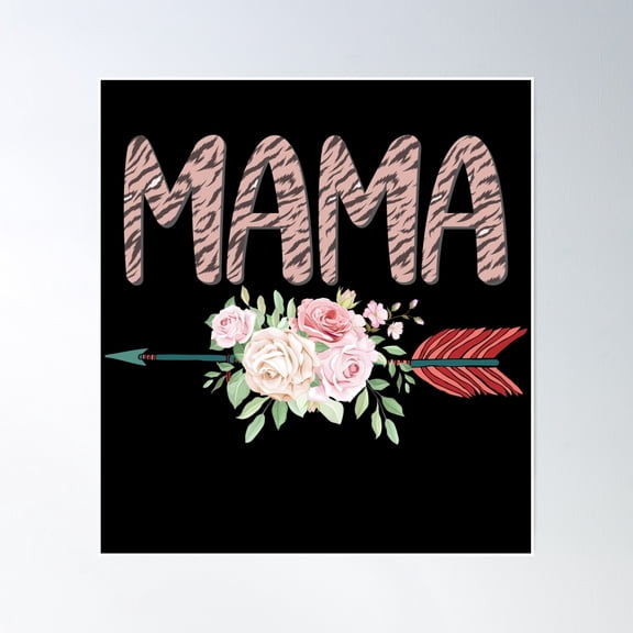 Tiger Mama Poster Wall Art, Modern Wall Decor, 12x18 UNFRAMED