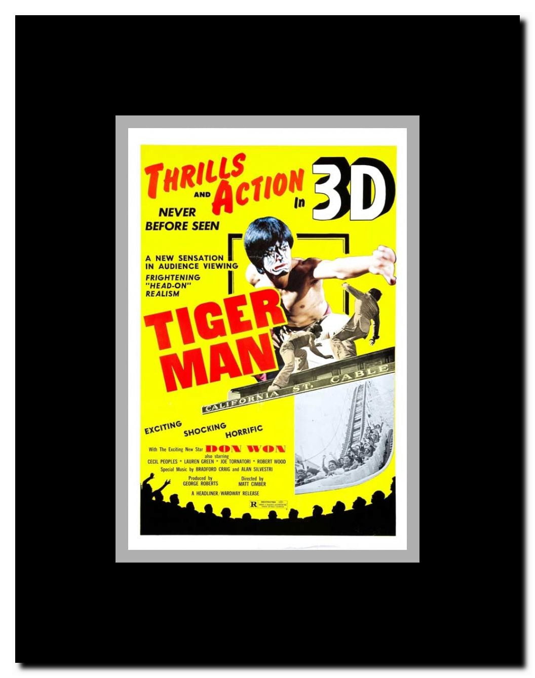 Tiger Man Framed Movie Poster
