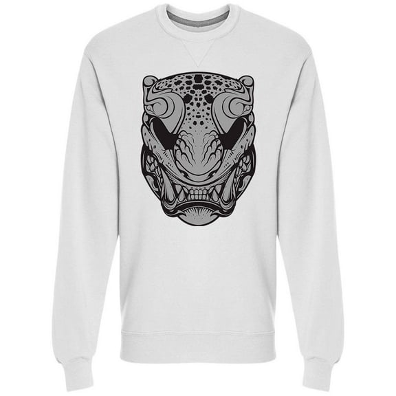 Tiger Mask Graphic Sweatshirt Men -Image by Shutterstock, Male 3X-Large