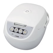 Tiger Microcomputer Controlled Rice Cooker/Warmer 5.5 Cups, White