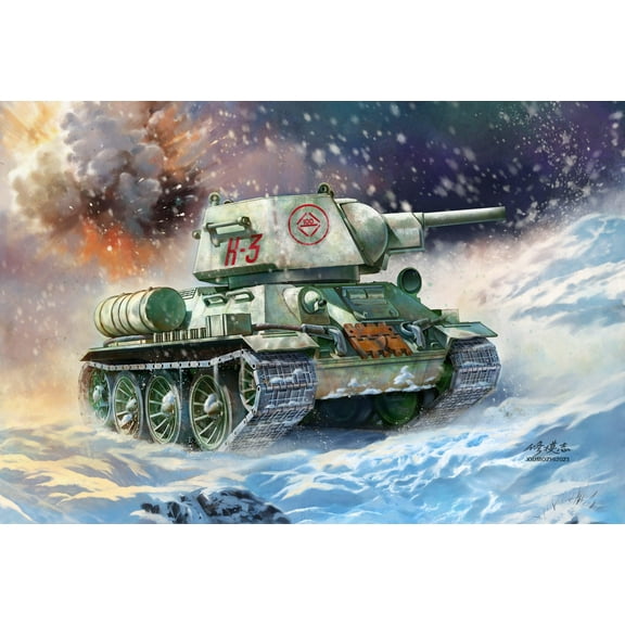 Tiger Model 504 Union ww2 T-34/76mm mediumtank TIGER MODEL KIT